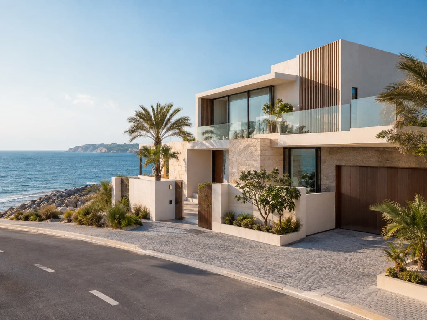 Beachfront House on the Coast Road, Cascais, Portugal