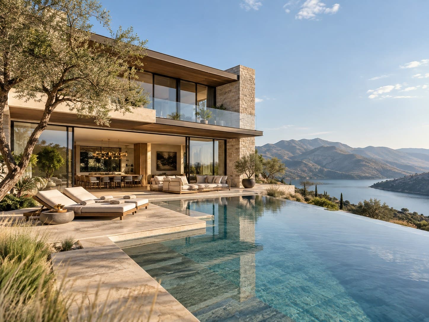 Stone Villa above the Lake, Lake Garda, Italy
